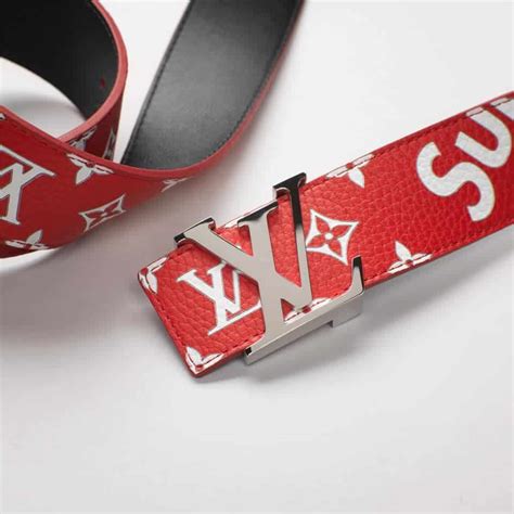 fake supreme lv belt|louis vuitton monogram belt.